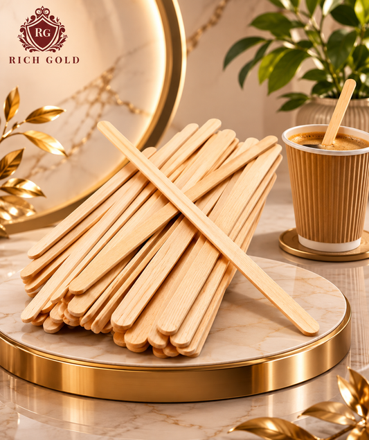 Wooden Stirrers 178mm | Eco-Friendly Disposable Wooden Coffee Stirrers | Premium Quality
