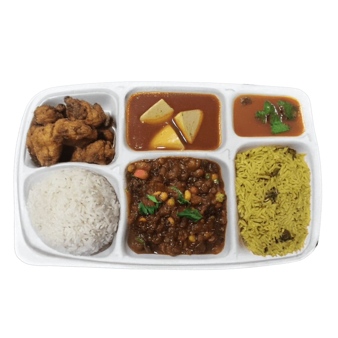 6-Compartment Food Tray