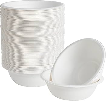 Bagasse Bowls (240ml)  | Heavy-Duty Food Container