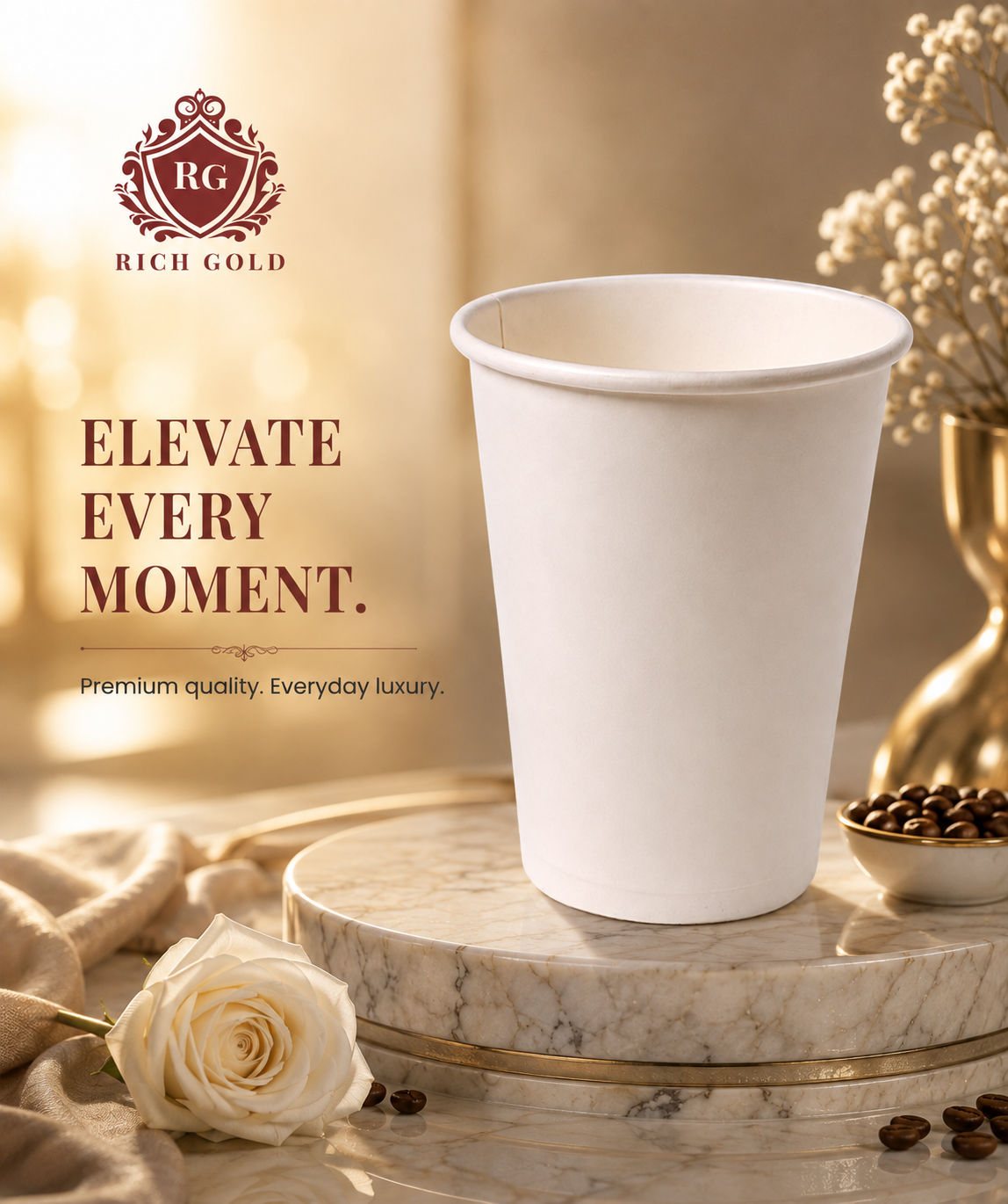 7 oz Single Wall Paper Cup pack of 50