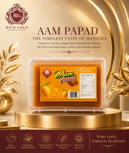 Aam Papad Mango Bar 200gms | Traditional Sweet & Tangy Mango Fruit Bar
