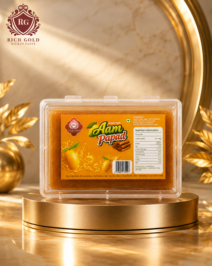 Aam Papad Mango Bar 200gms | Traditional Sweet & Tangy Mango Fruit Bar