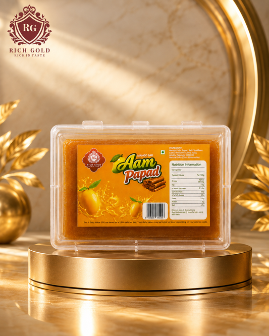 Aam Papad Mango Bar 200gms | Traditional Sweet & Tangy Mango Fruit Bar
