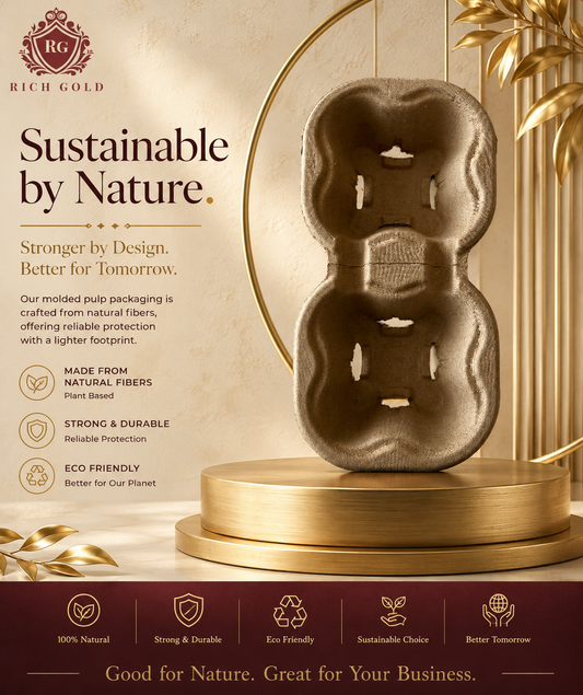 2-Cup Drink Carrier Holder | Eco-Friendly Disposable Beverage Tray