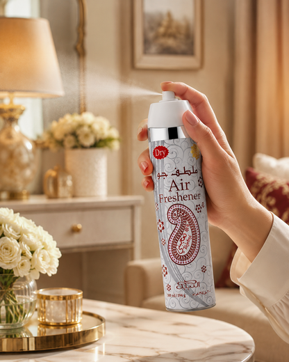 Nabeel Taj Ehen Dry Air Freshener – Premium Floral Arabic Fragrance Spray (300ml) 6 Pieces Pack