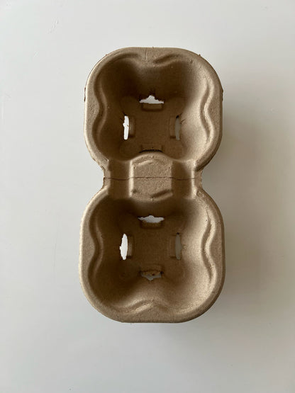 2-Cup Drink Carrier Holder | Eco-Friendly Disposable Beverage Tray