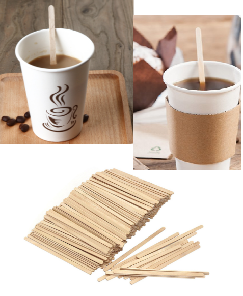 Wooden Stirrers 178mm | Eco-Friendly Disposable Wooden Coffee Stirrers | Premium Quality